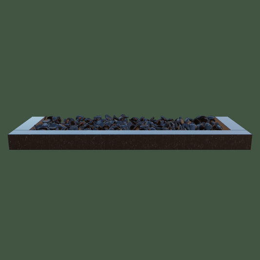 LEIÐISRAMMI 50 CM (SVARTIR SKRAUTSTEINAR)